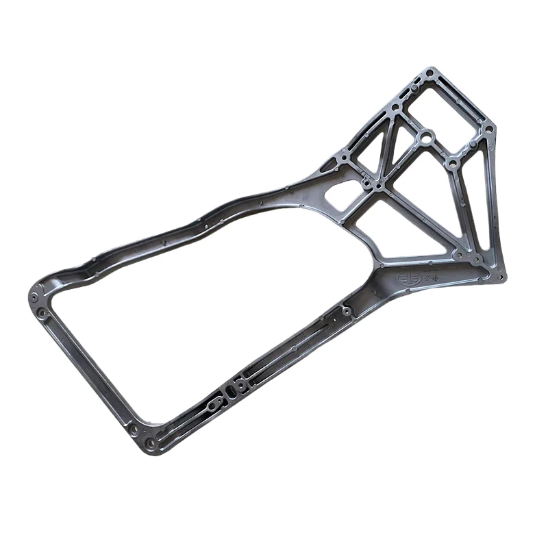 解放J6P大灯铝支架前保险杠大灯框架固定总成