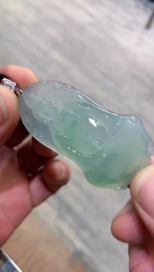 颈饰未镶嵌翡翠天然A货翡翠