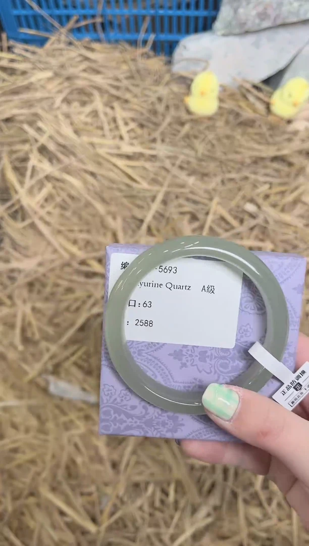 未镶嵌手镯石英质玉D-5693