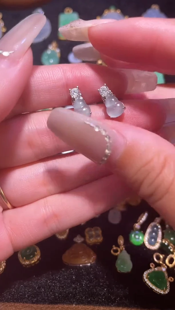 颈饰银S925镶嵌翡翠天然a货翡翠