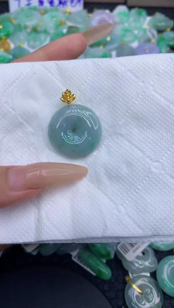 颈饰未镶嵌翡翠天然缅甸A货翡翠