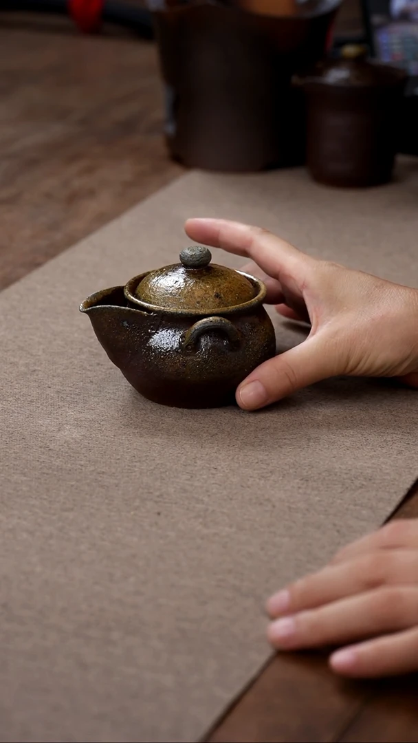 茶壶紫砂柴烧宝瓶