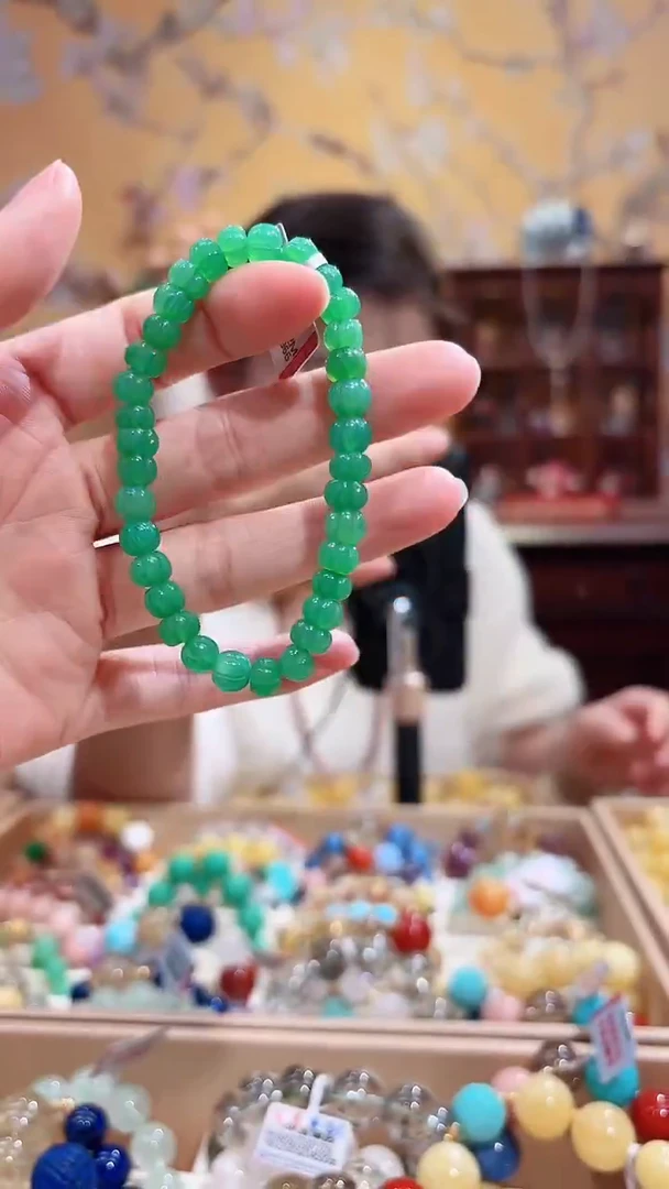 未镶嵌手链石英质玉设计款手串7