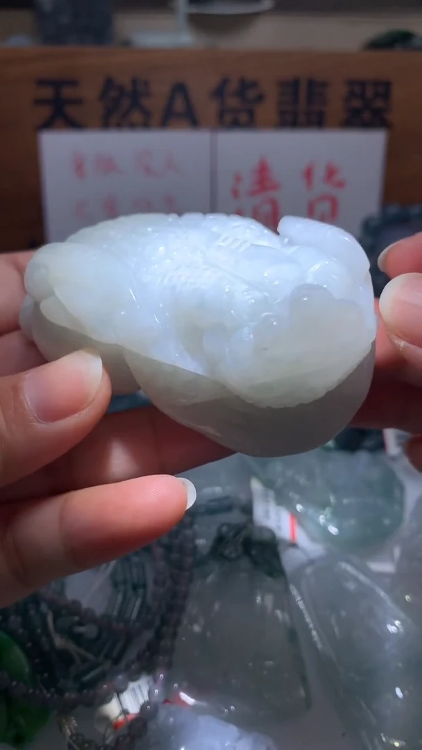 【闪购商品】翡翠颈饰未镶嵌保真天然A货翡翠