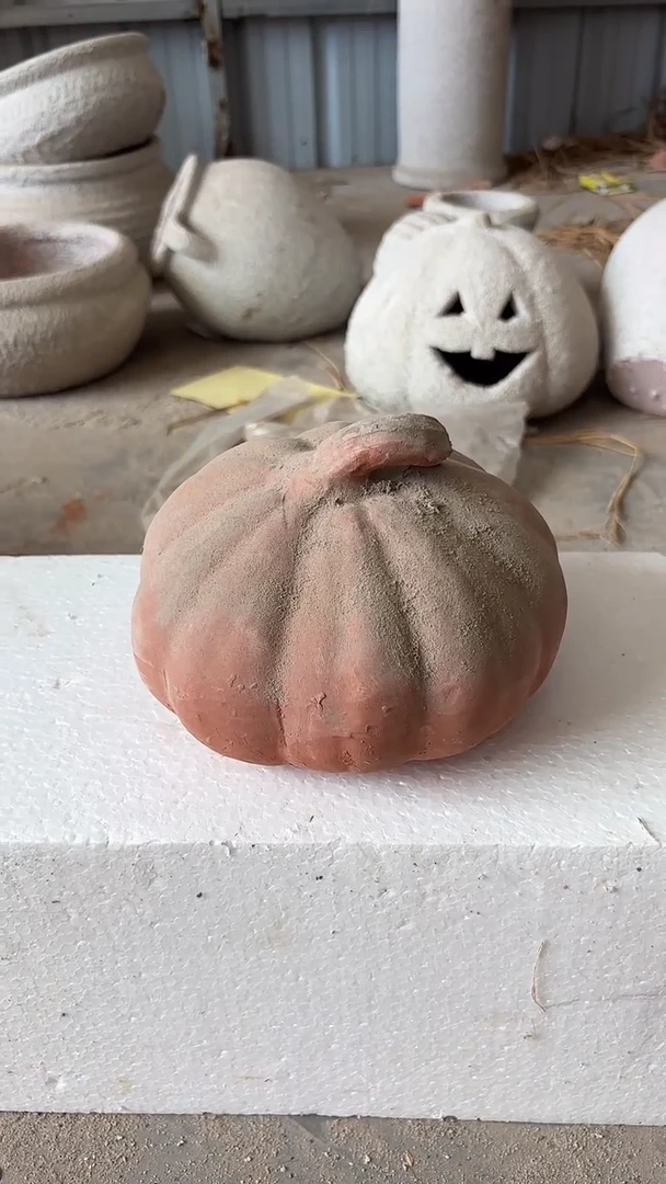 小南瓜-底部裂纹-盆