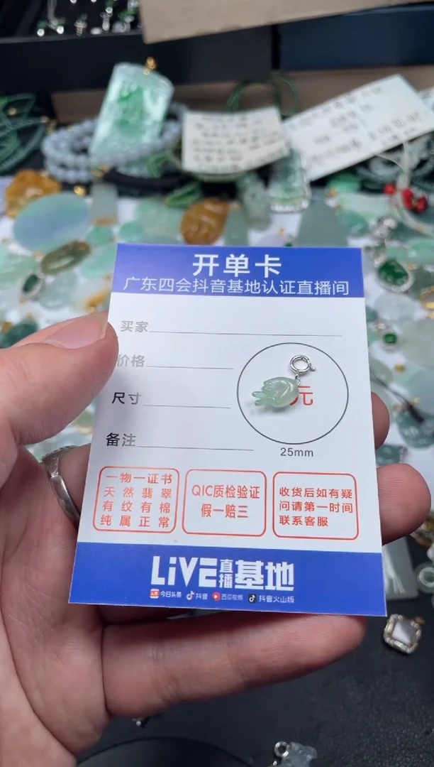 【闪购商品】翡翠颈饰未镶嵌吊坠