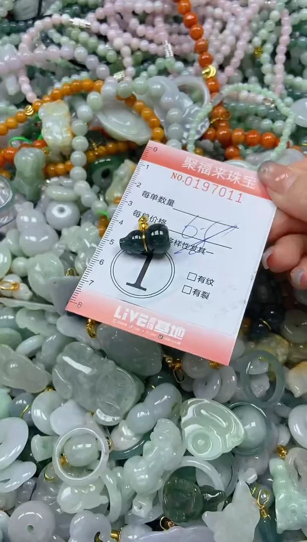 翡翠未镶嵌颈饰闪购0197011