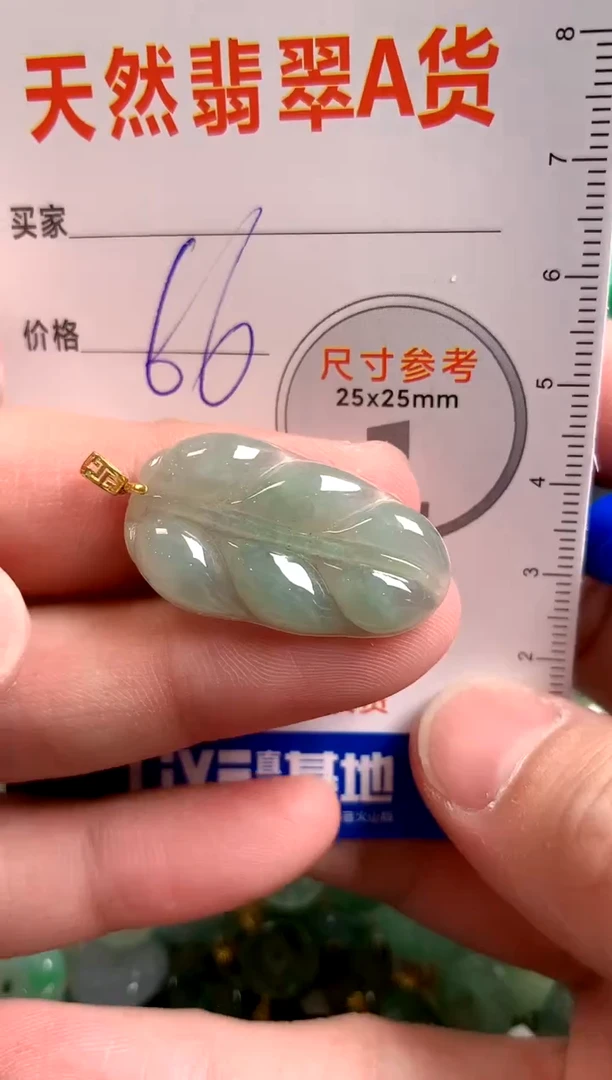 【闪购商品】翡翠颈饰18K金镶嵌13003481