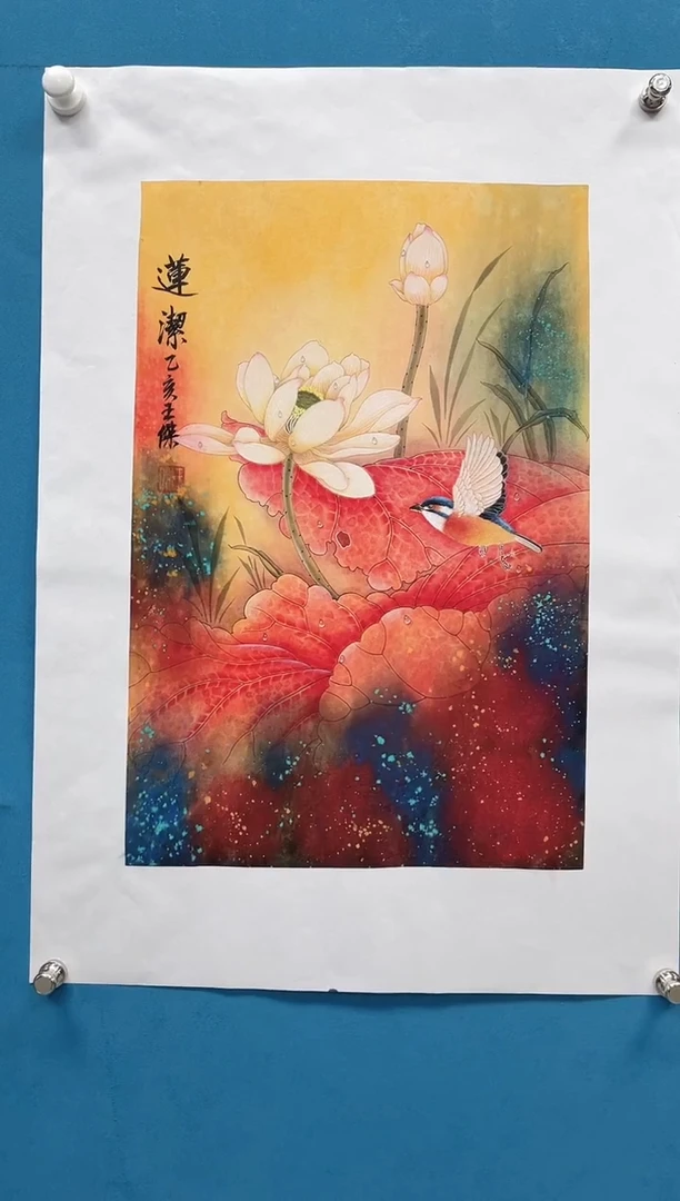 国画闪电购王杰绘画37