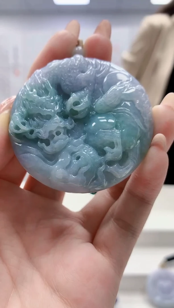 未镶嵌定制翡翠4829jw-毛货挂件54