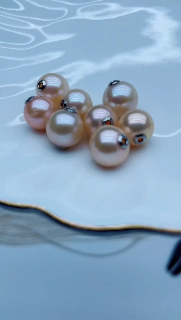 淡水珍珠银S925镶嵌吊坠(不含链)路路通多样性发其一