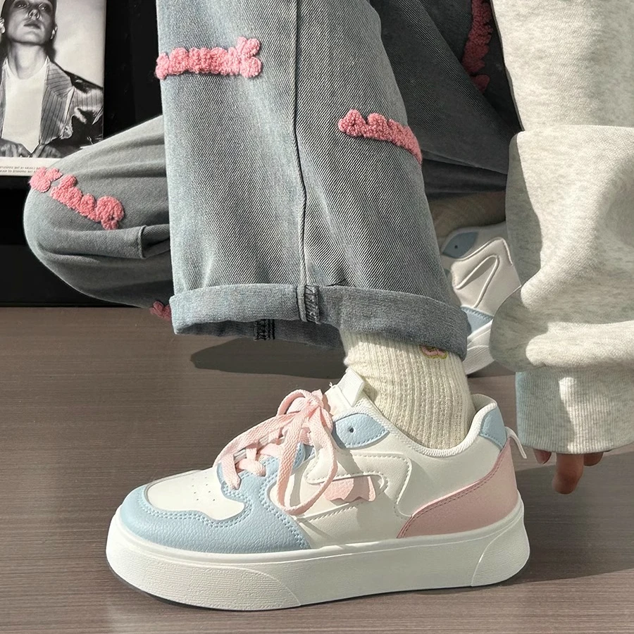 回力小白鞋女春秋新款厚底板鞋子女学生韩版百搭ins潮圆头休闲鞋