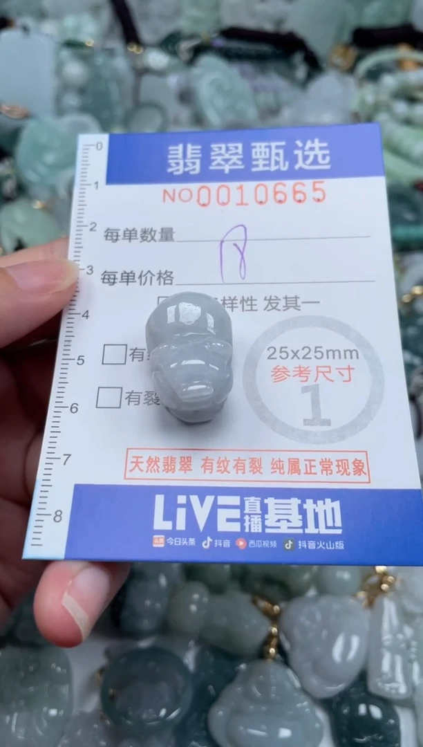 颈饰未镶嵌翡翠10665