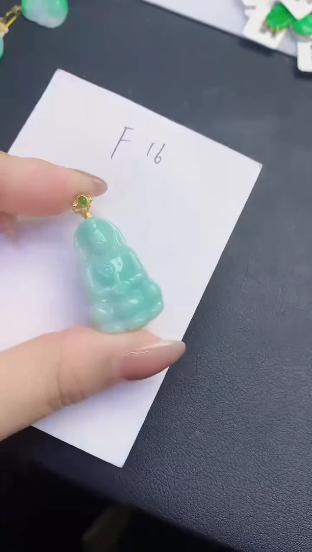 颈饰未镶嵌翡翠缅甸天然翡翠A货