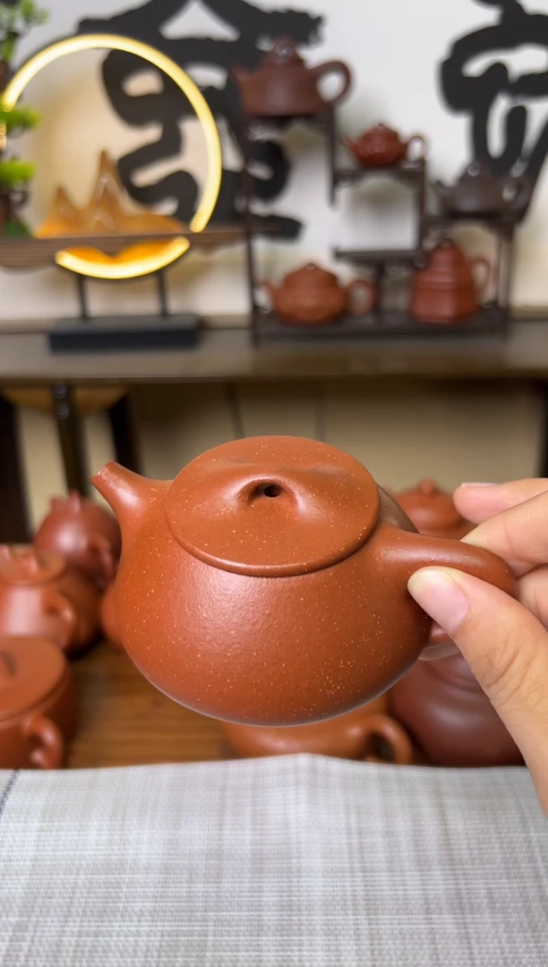 茶壶段泥红降坡景州石瓢壶125CC-甘来兵