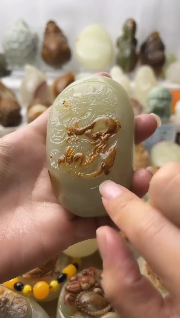 石材古青石棉纹正常不退换盘龙