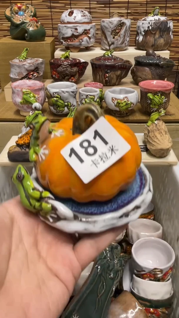 呢*181精美粗陶手工柴烧