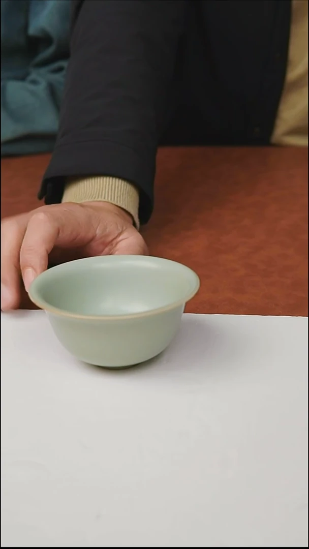 杯子瓷富山严选汝瓷，
