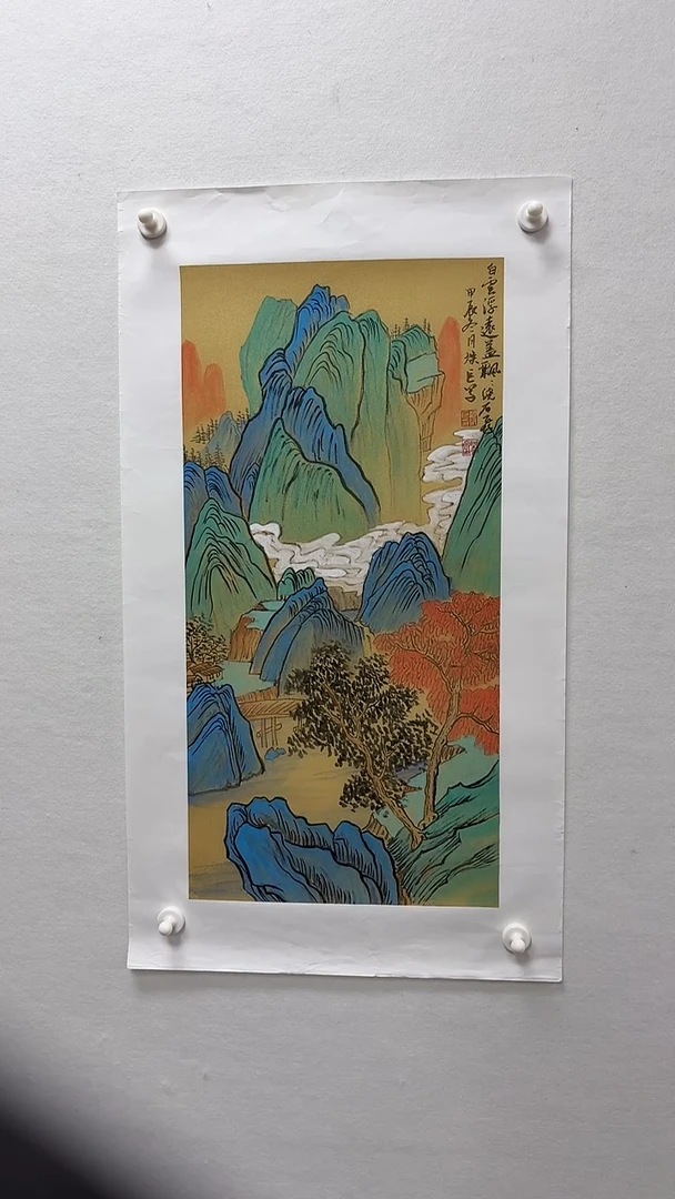 国画国画-赵焕巨-1.8平尺山水
