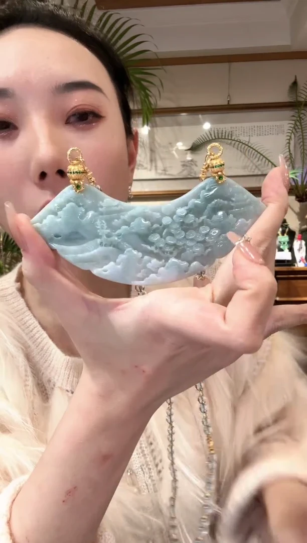 【闪购商品】翡翠颈饰未镶嵌国风