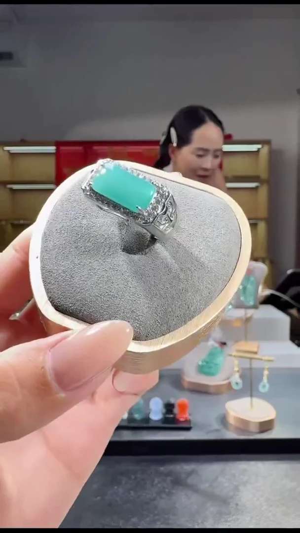 未镶嵌戒指翡翠大马鞍戒（多样性发一个）