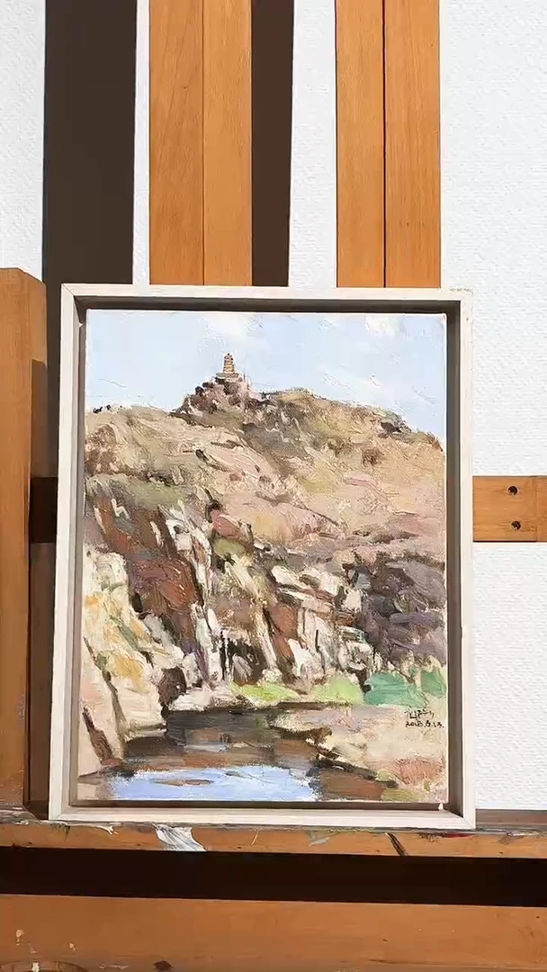油画龙老师油画作品 带荣宝斋宁波证书 29