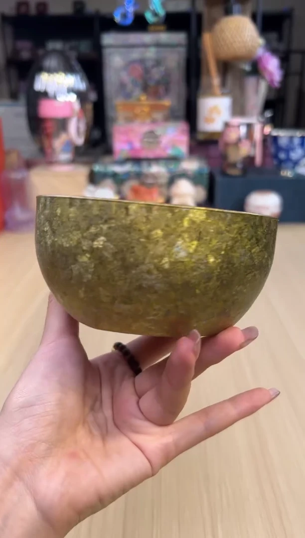 118匠心达-双层纯钛饭碗（小号金色）
