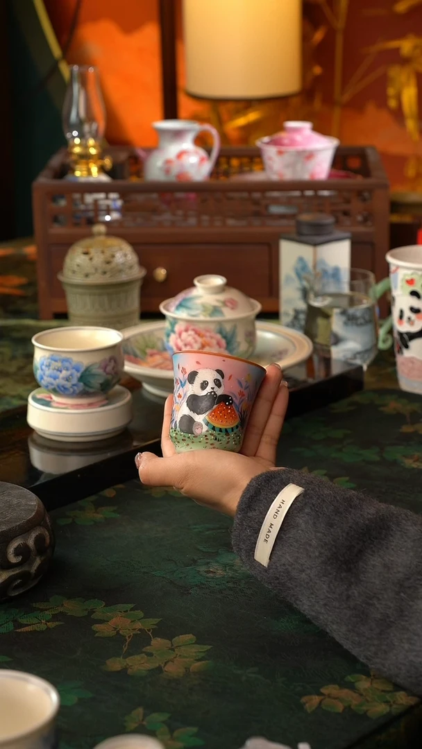 【闪购商品】初六好物分享@@猪油冻熊猫小杯