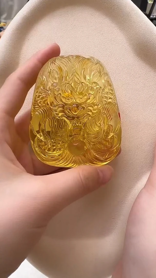 琥珀颈饰未镶嵌吊坠