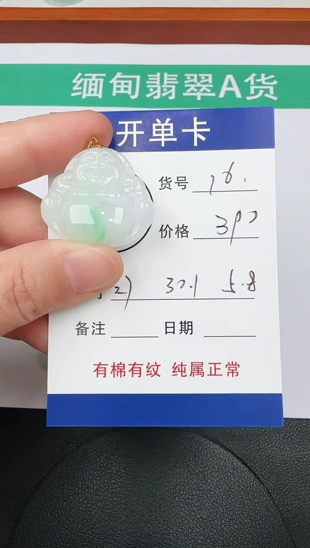 吊坠(赠链)未镶嵌翡翠16