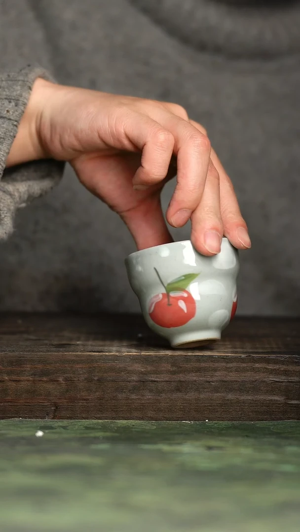 【闪购商品】杯青诗手工手绘瓷器