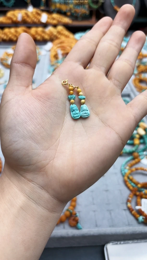 【闪购商品】绿松石滴溜未镶嵌滴溜多样发其一