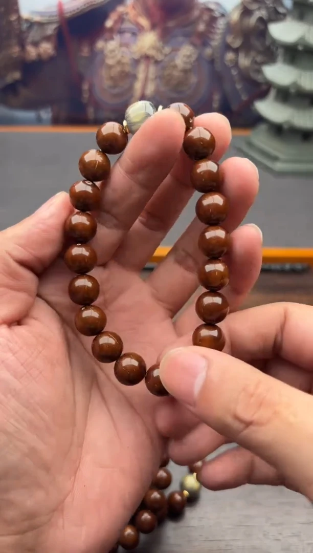 紫金鼠手串21号光珠