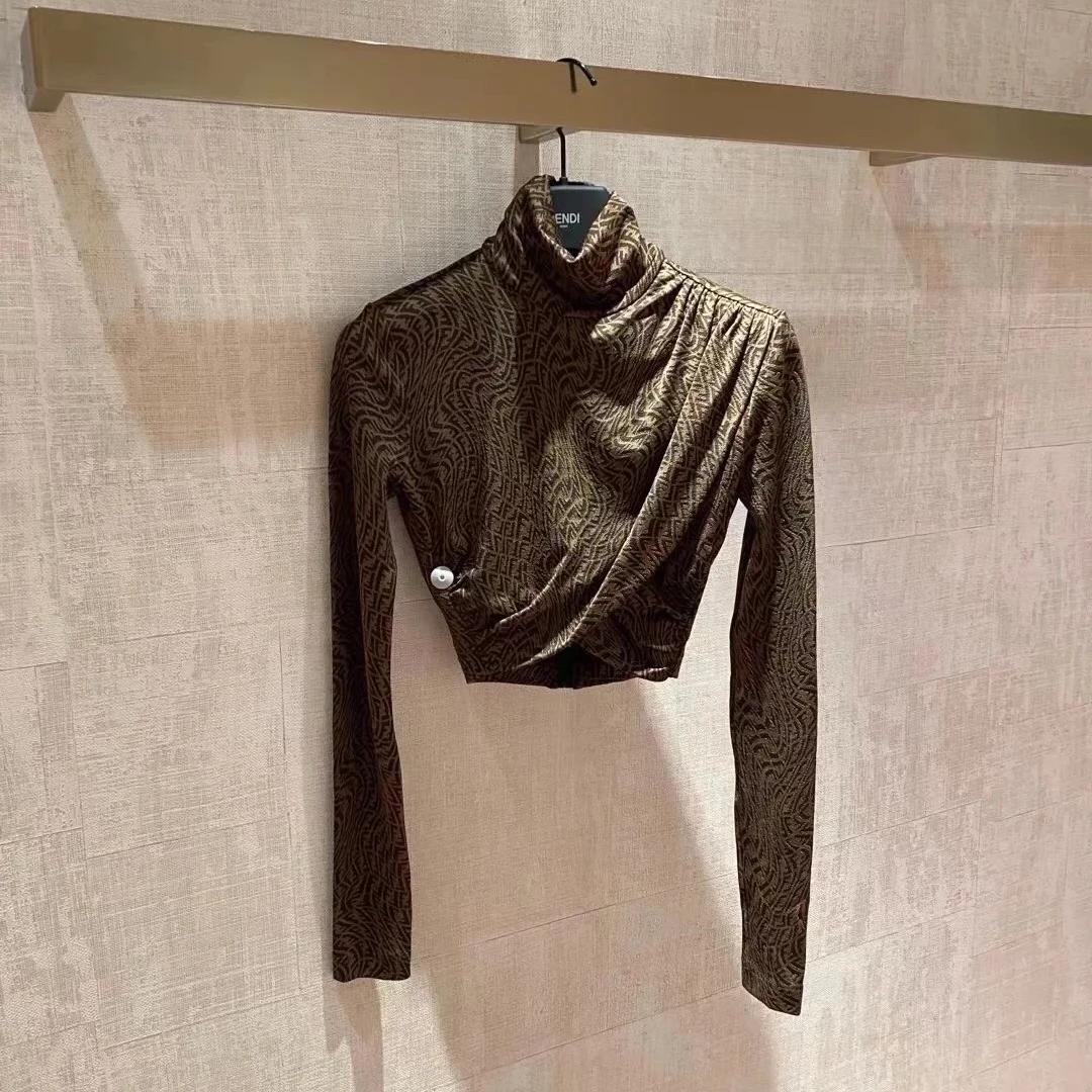 全新未使用 FENDI/芬迪 双双臻选/yy00317/芬迪上衣/42