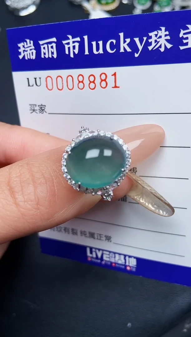 【闪购商品】翡翠颈饰银S925镶嵌8881