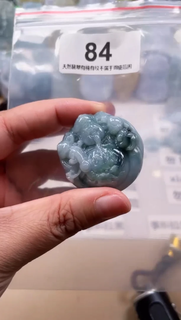 【闪购商品】翡翠颈饰未镶嵌天然缅甸A货翡翠84