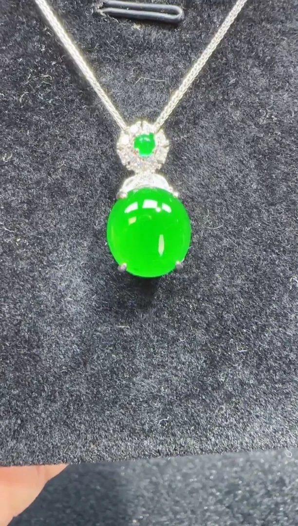 未镶嵌定制翡翠翡翠吊坠117