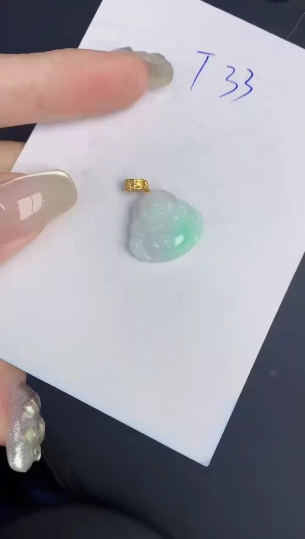 翡翠未镶嵌颈饰缅甸天然翡翠A货