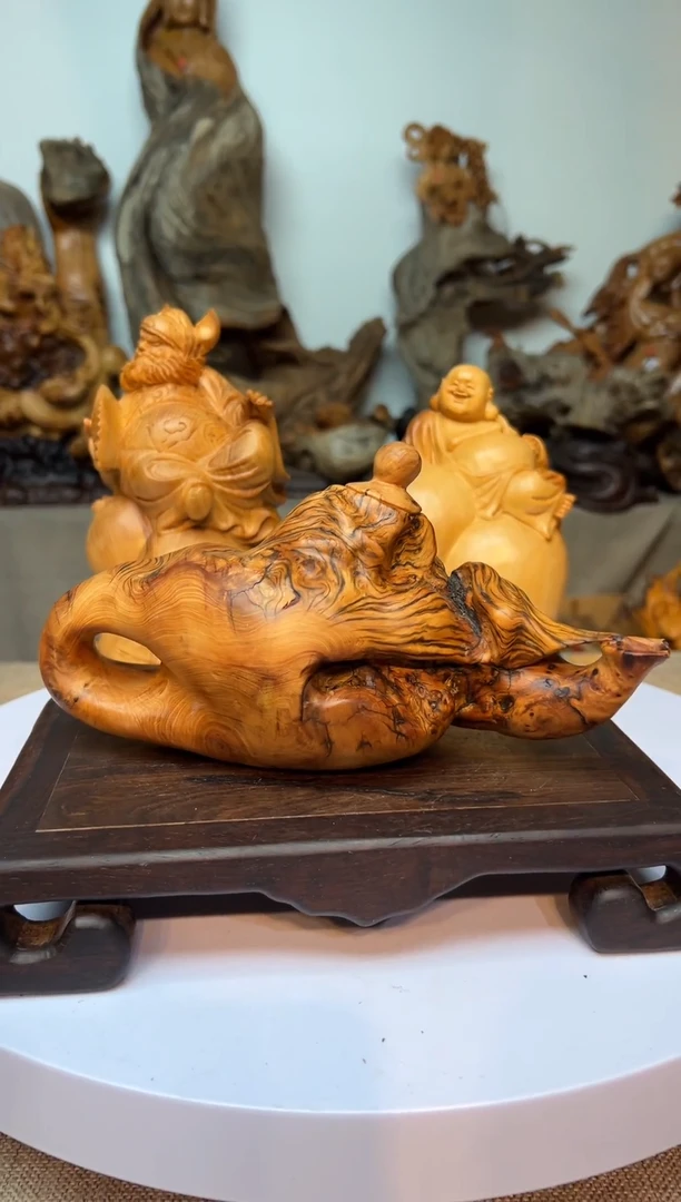 柏木（崖柏）崖柏雕刻件