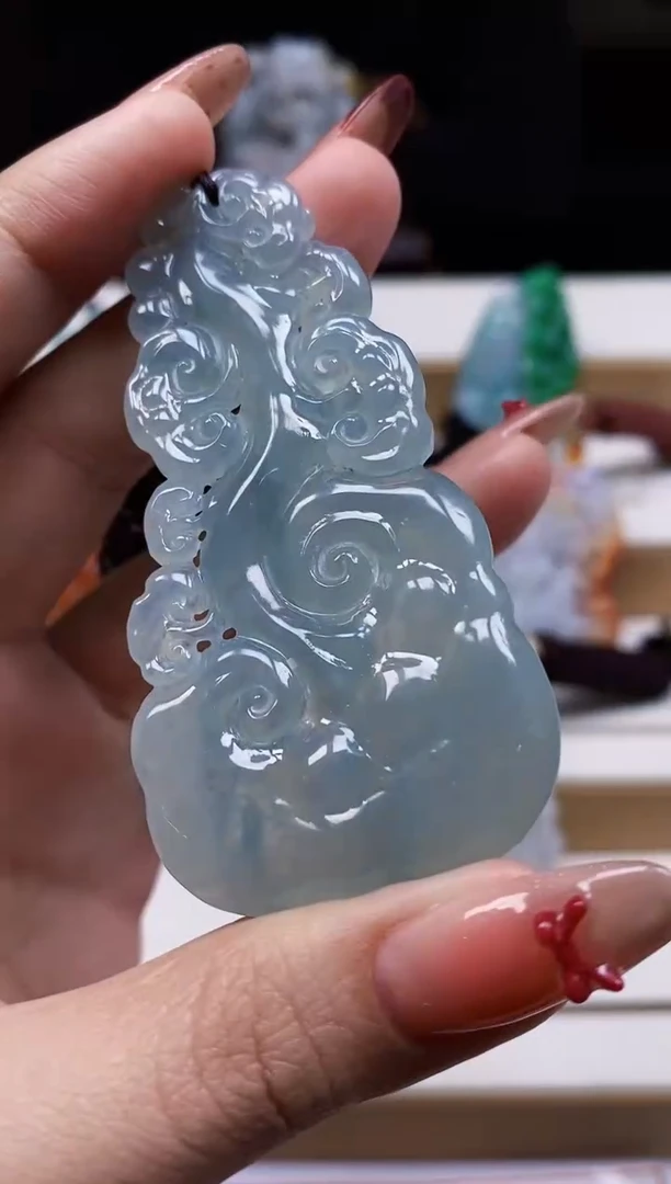 颈饰未镶嵌翡翠翡翠A货