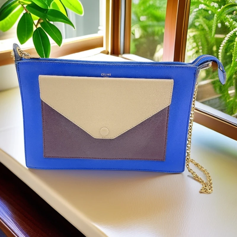 95新 Celine/思琳 拼色斜挎包 1701 1018