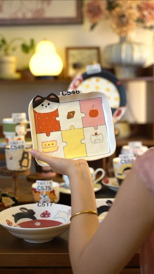 摆件C546 阿满屋手工手作陶瓷