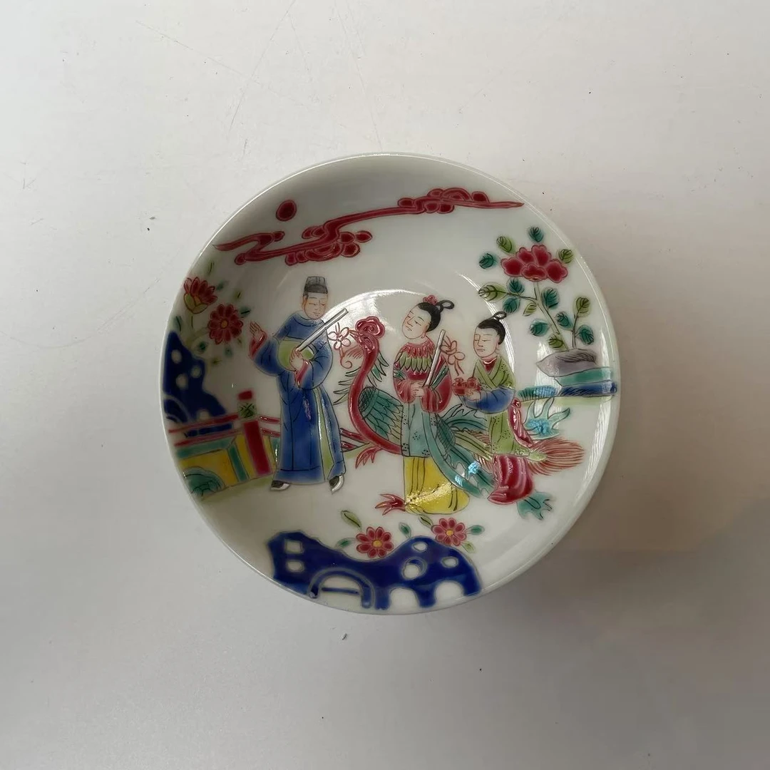 粉彩人物盘BY06X1227