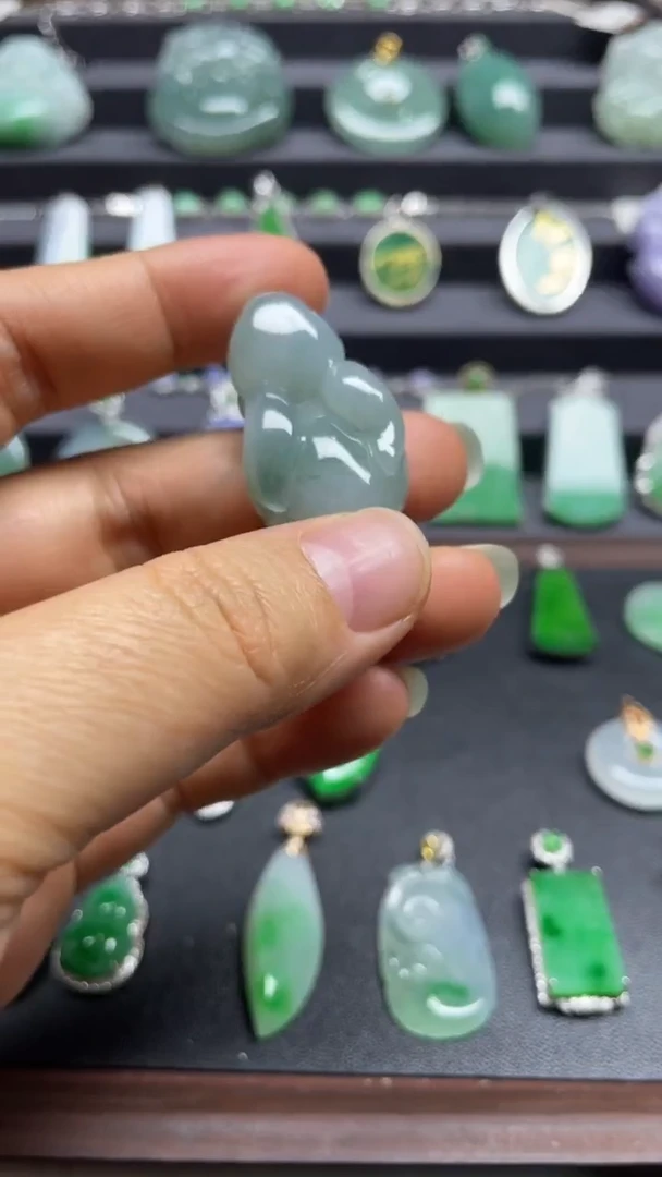 吊坠(不含链)未镶嵌翡翠兔子