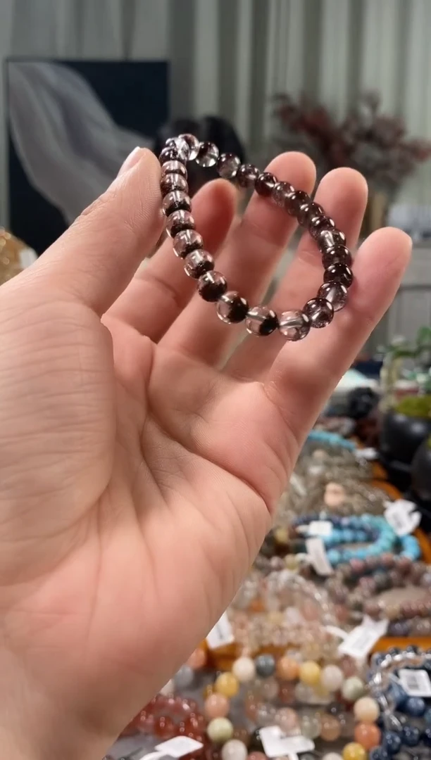 未镶嵌手链水晶红幽灵半盆