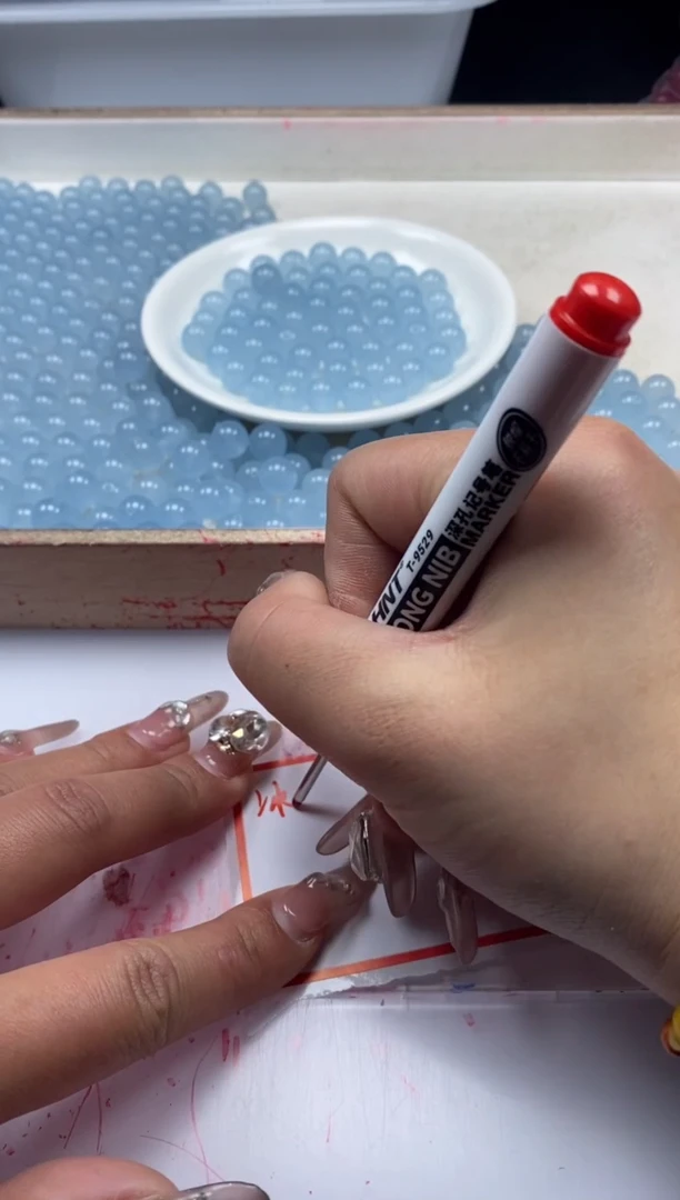 【闪购商品】玛瑙/玉髓颈饰未镶嵌w790冰川蓝玛瑙10mm*20颗