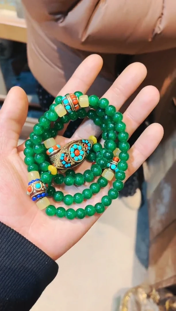 【闪购商品】翡翠颈饰未镶嵌七七精品专属链接61065