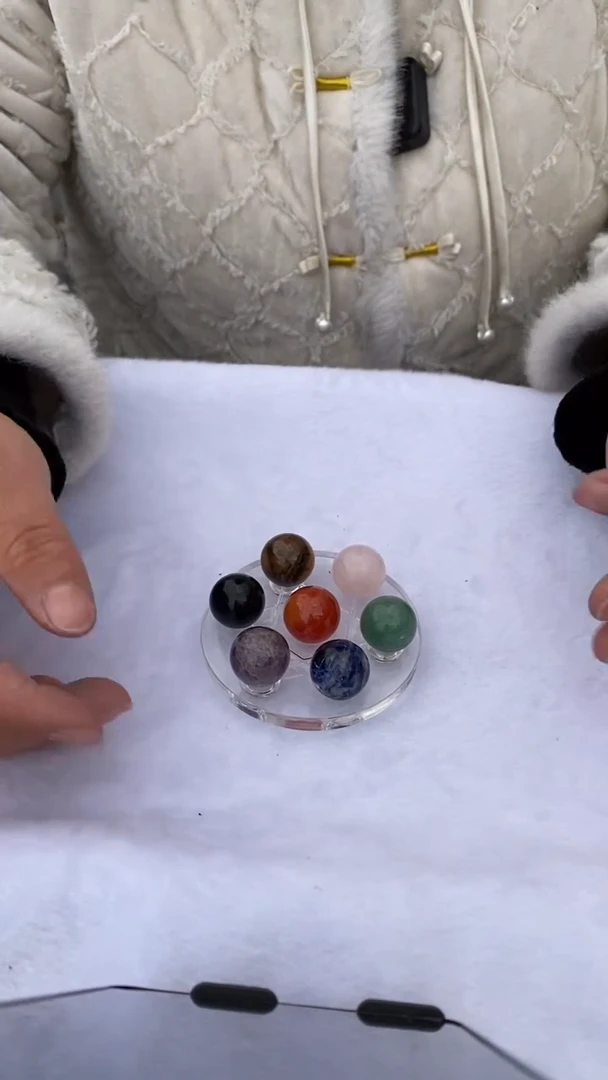 【闪购商品】水晶球未镶嵌七星阵球多样性发其一套