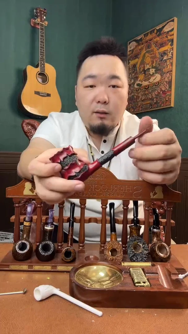 石楠木木雕款意大利进口石楠木烟斗