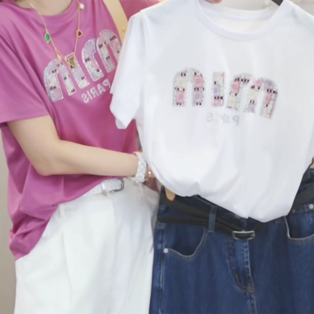 【自在穿搭】2025春夏新款时尚圆领休闲百搭短袖T恤上衣